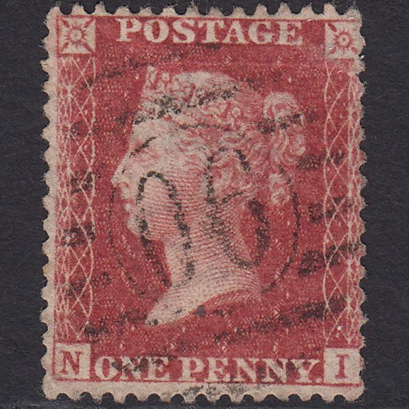 GB QV 1857 1d Rose-red (Plate 59) SG40-C10(1) NI GU London D&S 90