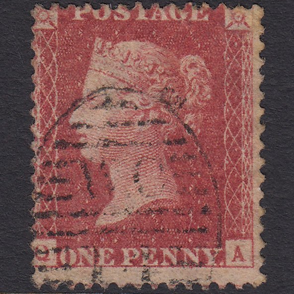 GB QV 1857 1d Rose-red (Plate 41) SG40-C10(1) QA GU London D&S WC14