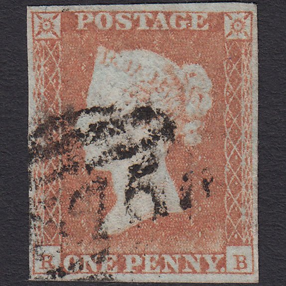 GB QV 1841 1d Pale Red-brown (Plate 116) SG9-B1(3) RB FU 4 Margins