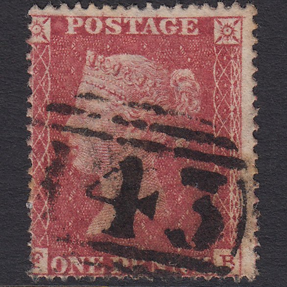 GB QV 1857 1d Rose-red (Plate 55) SG36-C11 FB GU Temple Sowerby 143