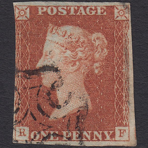 GB QV 1841 1d Red-brown Pl 22 SG8-B1(1) RF GU Missing Imprimatur 3m MX