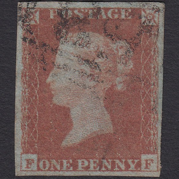 GB QV 1841 1d Red-brown (Plate 71) SG8-B1(1) FF GU 4 Margins Bath 53