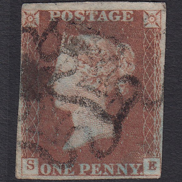 GB QV 1841 1d (Plate 22) SG8-B1(1) SE GU Missing Imprimatur nr 4 Margins MX