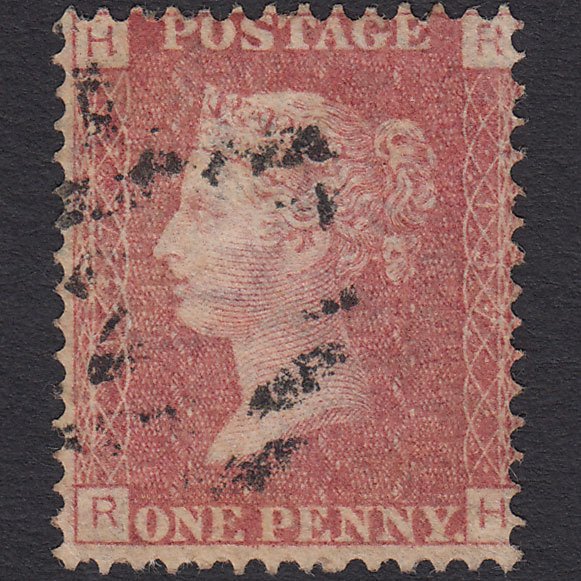 GB QV 1864 1d Rose-red (Plate 137) SG43-G1(1) RH GU Light Cancel