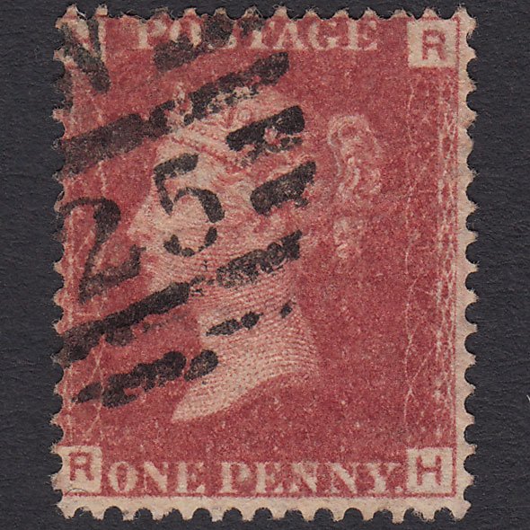GB QV 1864 1d Lake-red (Plate 157) SG44-G1(2) RH GU London D&S W25