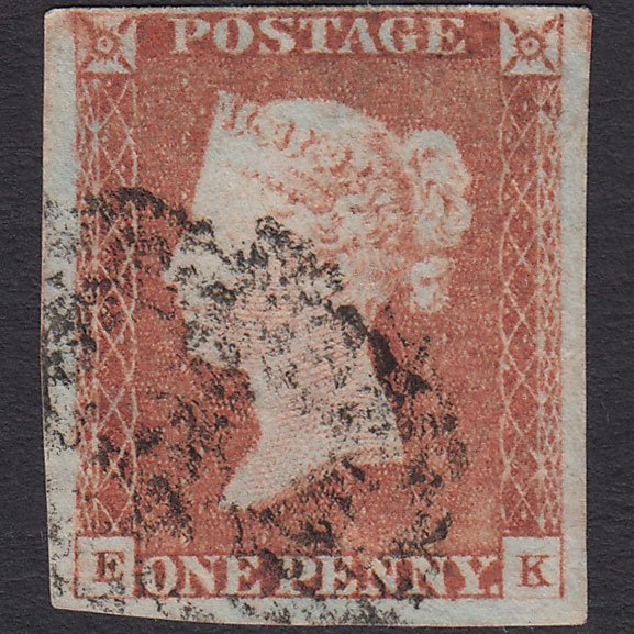 GB QV 1841 1d Red-brown (Plate 67) SG8-B1(1) EK GU