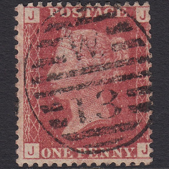 GB QV 1864 1d Lake-red (Plate 85) SG44-G1(2) JJ FU London D&S W13