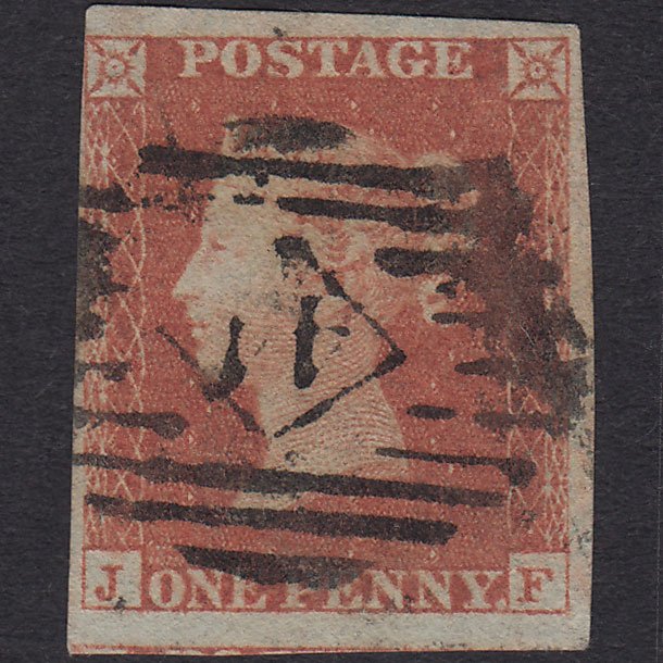 GB QV 1841 1d Red-brown (Plate 171) SG8-B2(1) JF GU nr 4M London IS 44