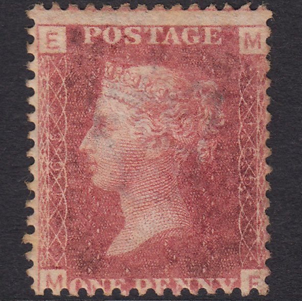 GB QV 1864 1d Lake-red (Plate 165) SG44-G1(2) ME Good M Mint