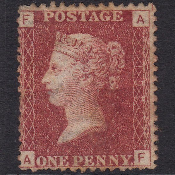 GB QV 1864 1d Lake-red (Plate 192) SG44-G1(2) AF Good Unused