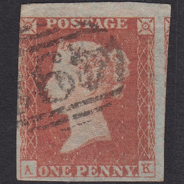 GB QV 1841 1d (Plate 95) SG9-B1(3) AK FU Missing Imprimatur 3M