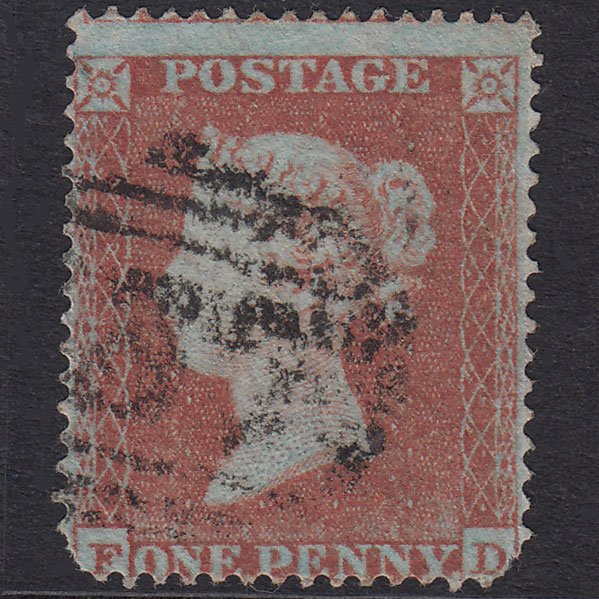 GB QV 1854 1d Red-Brown Plate 162 SG17-C1(1) FD GU