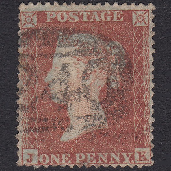 GB QV 1854 1d Red-Brown Plate 193 SG17-C1(1) JK GU Deal 240
