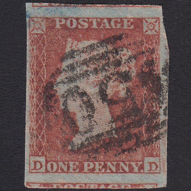 GB QV 1841 1d Red-Brown Plate 173 SG8-B2(1) DD GU 4 Good To Huge Margins