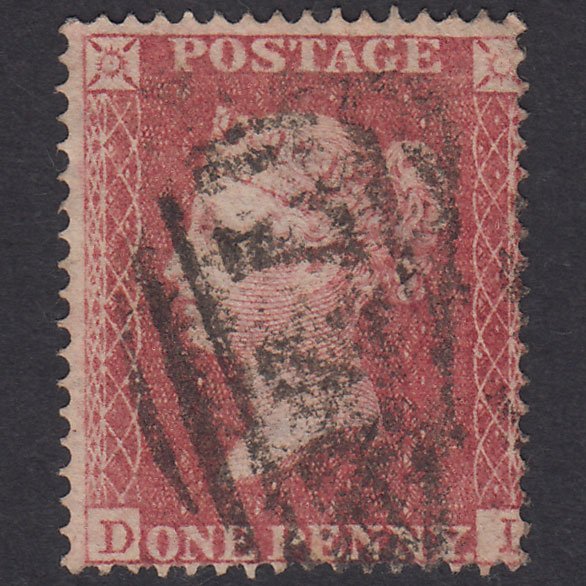 GB QV 1857 1d Rose-Red Plate 59 SG36-C11 DI GU