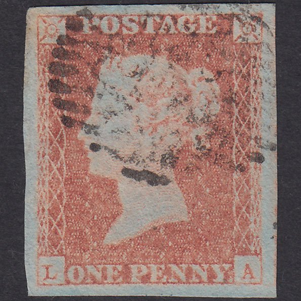 GB QV 1841 1d Plate 98 SG9-B1(3) LA FU 4 Good To Huge Margins