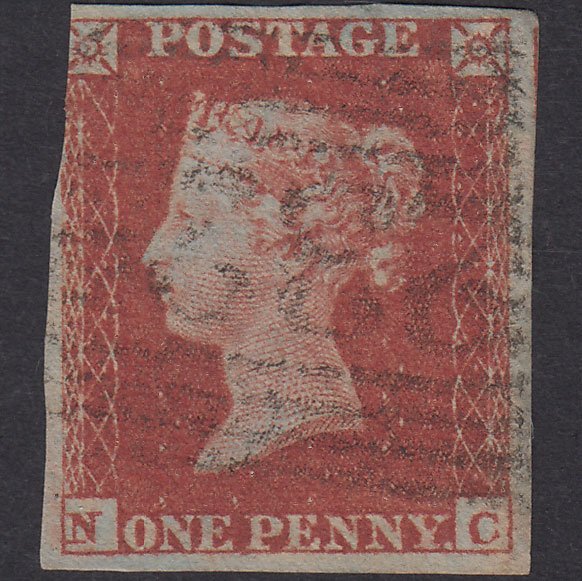 GB QV 1841 1d Plate 160 SG8-B2(1) NC GU 3M Lockerbie (Lockerby) 233