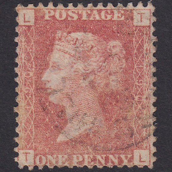GB QV 1864 1d Rose-Red Plate 190 SG43-G1(1) TL GU Light CDS
