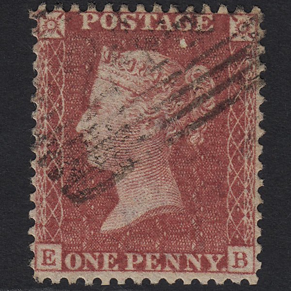 GB QV 1857 1d Rose-red (Plate 46) SG40-C10(1) EB FU in Scotland