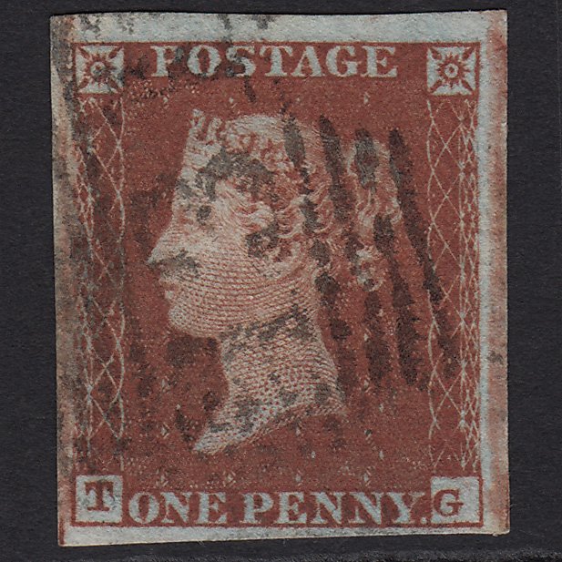 GB QV 1841 1d (Plate 132) SG10-B2(1) TG FU Edinburgh 131 4 Margins