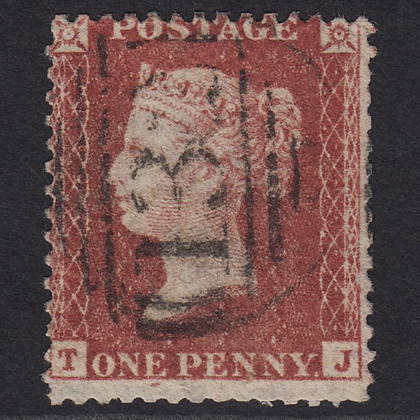 GB QV 1857 1d Rose-red (Plate 45) SG40-C10(1) TJ GU Brighton 132