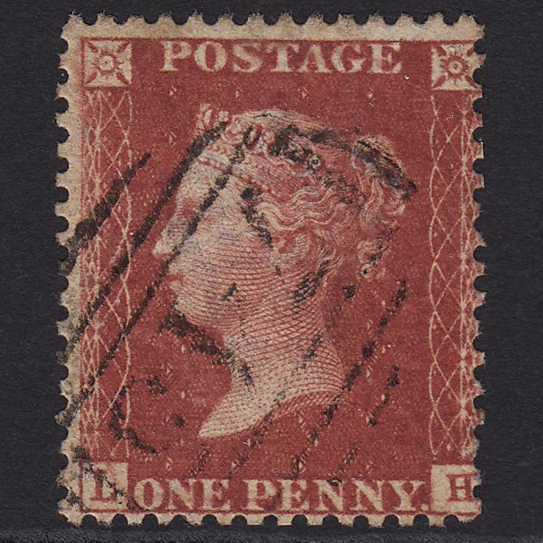 GB QV 1857 1d Rose-red (Plate 59) SG40-C10(1) LH FU Stone 745