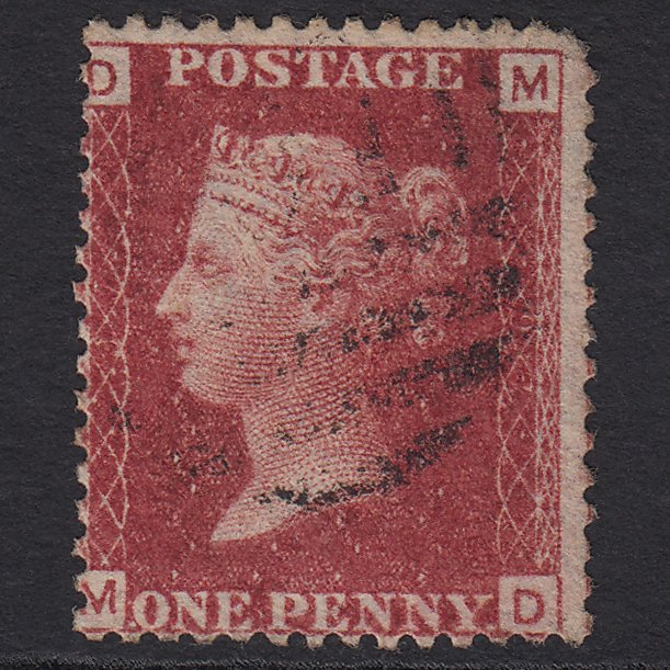 GB QV 1864 1d Lake-red (Plate 97) SG44-G1(2) MD GU Light Cancel