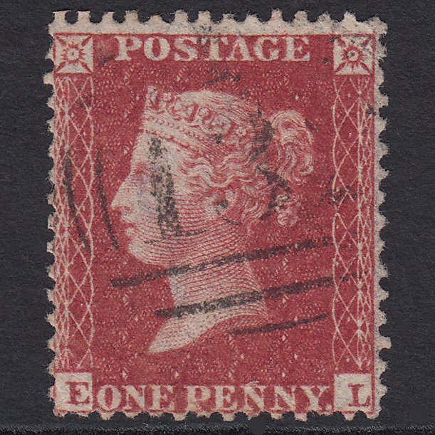 GB QV 1857 1d Rose-red (Plate 52) SG40-C10(1) EL GU