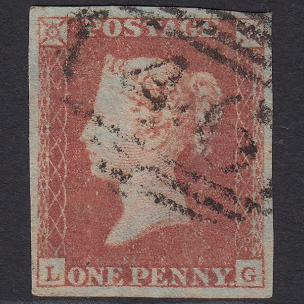 GB QV 1841 1d (Plate 95) SG8-B1(1) LG GU 4 Good Margins Banbury 46