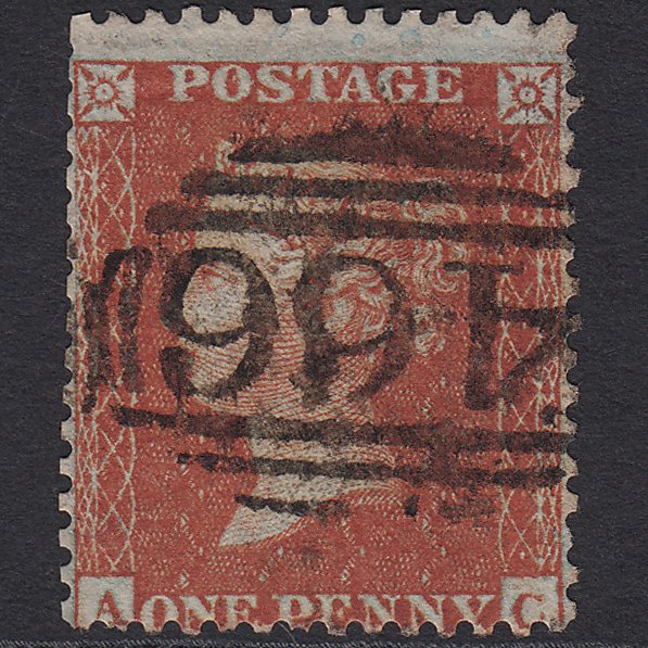 GB QV 1855 1d (Plate 3) SG24-C3(1) AC GU Missing Imprimatur Liverpool 466