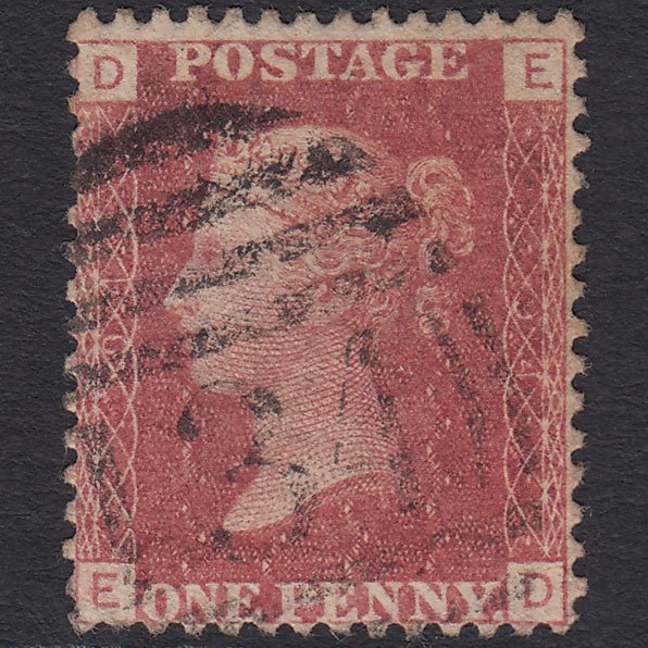 GB QV 1864 1d Rose-red (Plate 94) SG43-G1(1) ED GU Bristol 134