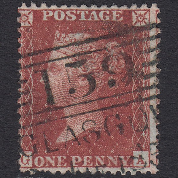 GB QV 1856 1d (Plate 36) SG29-C8(1) FU Glasgow 159 Madeleine Smith Cancel