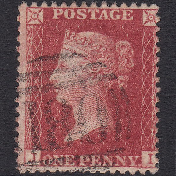 GB QV 1857 1d Rose-red (Plate 59) SG40-C10(1) JI FU Chester 180 Misperf