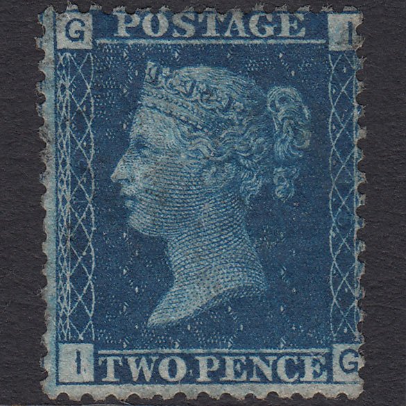 GB QV 1869 2d Blue (Plate 15) SG46-G3 IG FU Light Cancel
