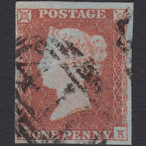 GB QV 1841 1d (Plate 91) SG8-B1(1) HK FU Missing Imprimatur 4M Kendal 411