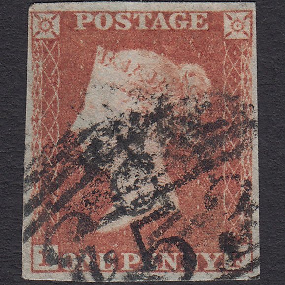 GB QV 1841 1d Red-brown (Plate 89) SG8-B1(1) IF FU 4 Margins Bath 53