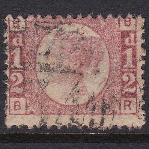 GB QV 1870 1/2d Rose-red (Plate 12) SG48-G4 BR FU