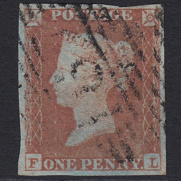 GB QV 1841 1d Red-brown (Plate 169) SG8-B2(1) FL GU Cove 157 4 Margins
