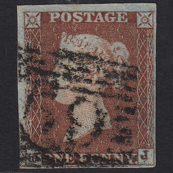 GB QV 1841 1d (Plate 45) SG8-B1(1) AJ GU Glasgow 159 4M Missing Imprimatur