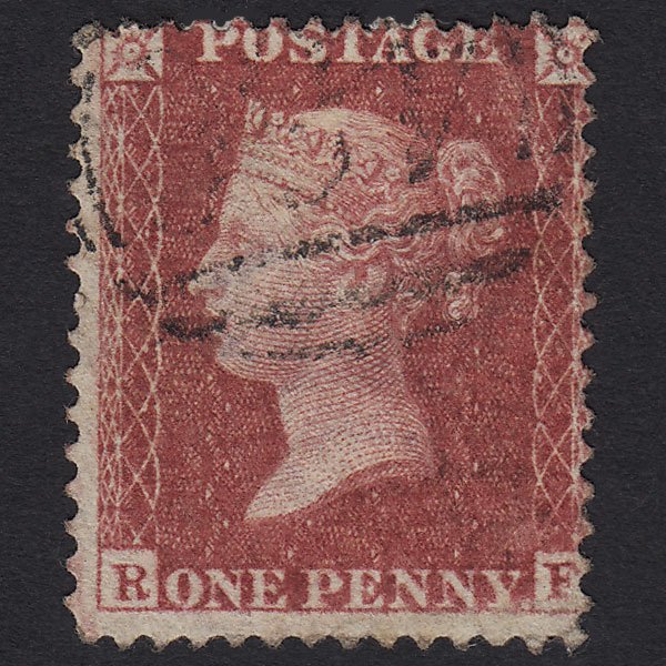GB QV 1857 1d Rose-red (Plate 42) SG40-C10(1) RF GU Liverpool 466