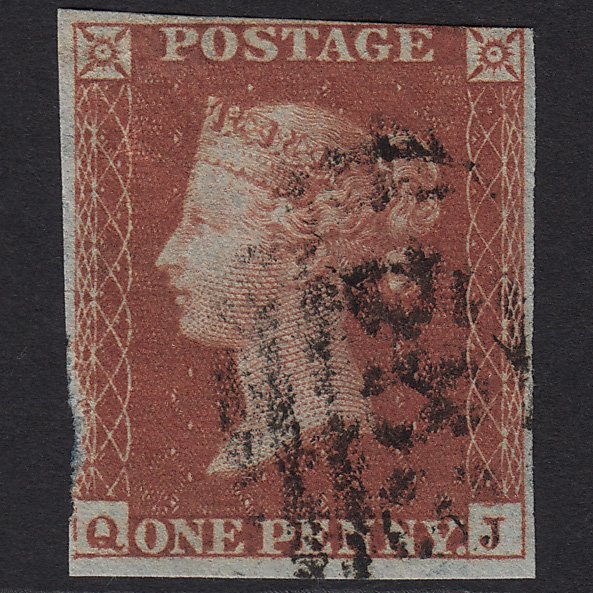 GB QV 1841 1d Red-brown (Plate 168) SG8-B2(1) QJ GU