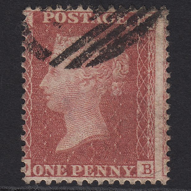 GB QV 1857 1d Rose-red (Plate 66) SG40-C10(1) OB FU