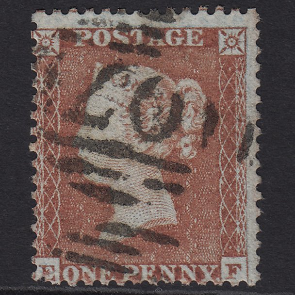 GB QV 1855 1d Red-brown (Plate 200) SG22-C2(1) EF GU