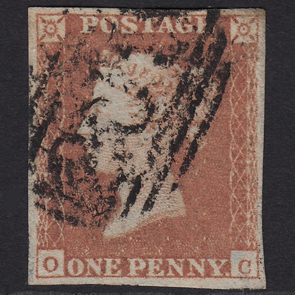 GB QV 1841 1d Red-brown (Plate 113) SG8-B1(1) OC GU 4 Margins