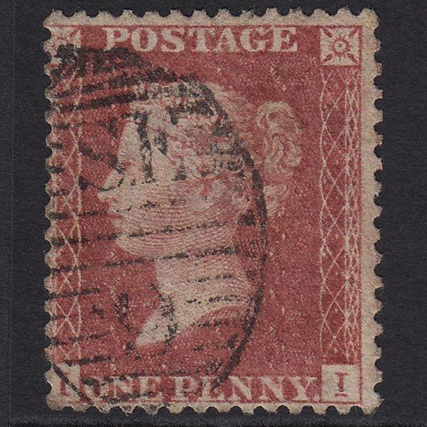 GB QV 1857 1d Rose-red SG40-C10(1) II GU Miss Imprimatur London D&S SE9