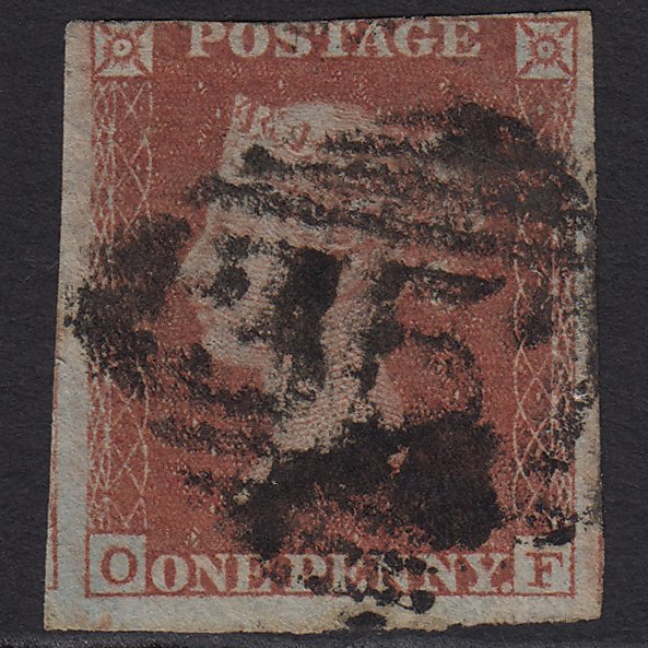 GB QV 1841 1d Red-brown (Plate 164) SG8-B2(1) OF GU 3 Margins Newry 357