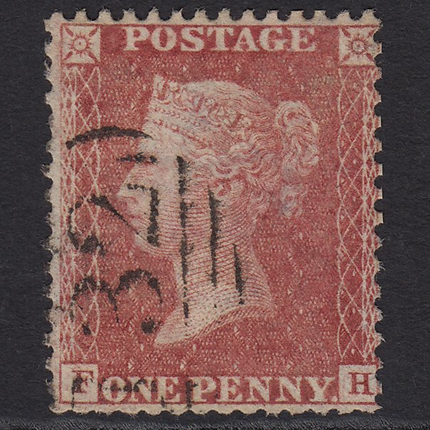 GB QV 1857 1d Rose-red (Plate 59) SG40-C10(1) FH GU Brighton 132