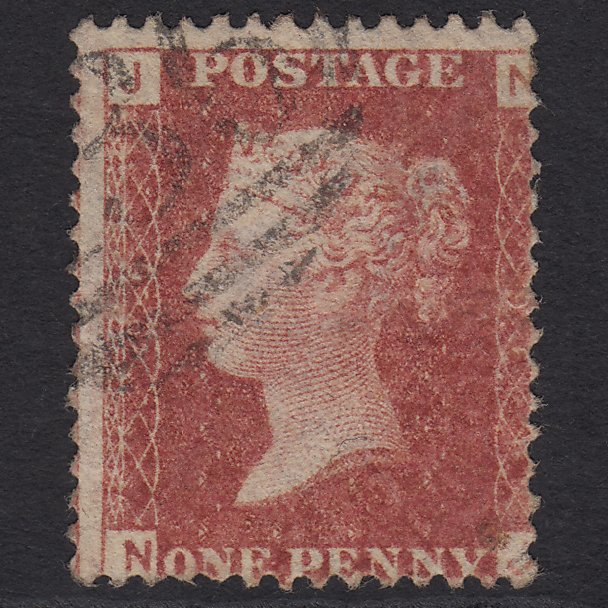 GB QV 1864 1d Rose-red (Plate 96) SG43-G1(1) NJ FU Light Cancel