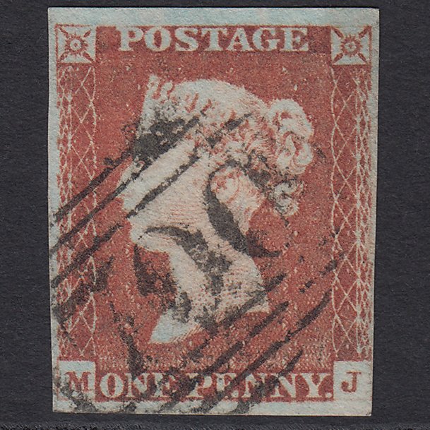 GB QV 1841 1d Red-brown (Plate 68) SG8-B1(1) MJ FU nr 4M Sheffield 700