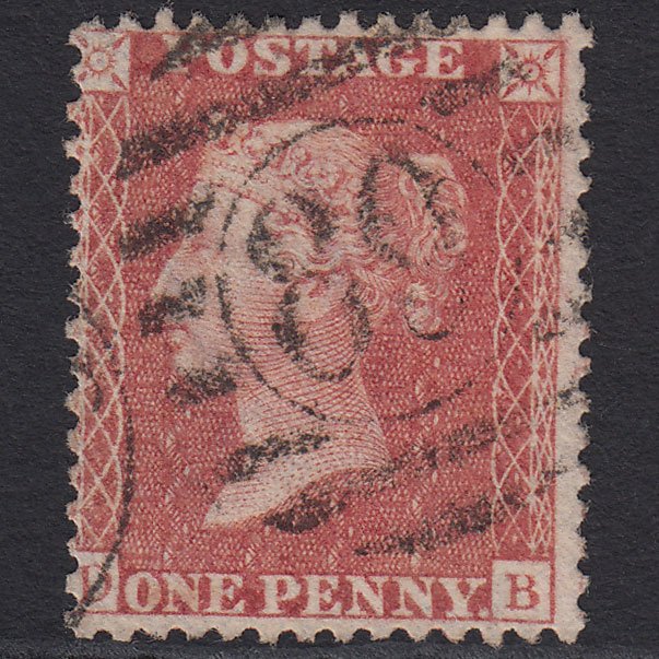 GB QV 1857 1d Rose-red (Plate 56) SG40-C10(1) DB FU London D&S 89